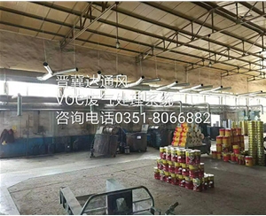 化工企業廢氣處理系統安裝